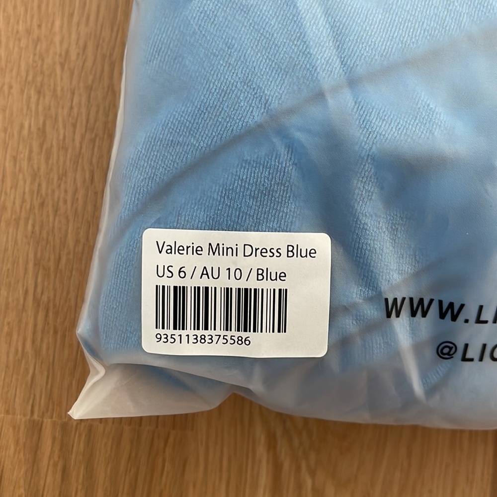 NWT Princess Polly Lioness Valerie Mini Dress Blue 4 6 8 - Picture 10 of 13